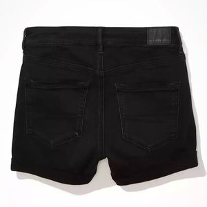 BLACK AMERICAN EAGLE JEAN SHORTS